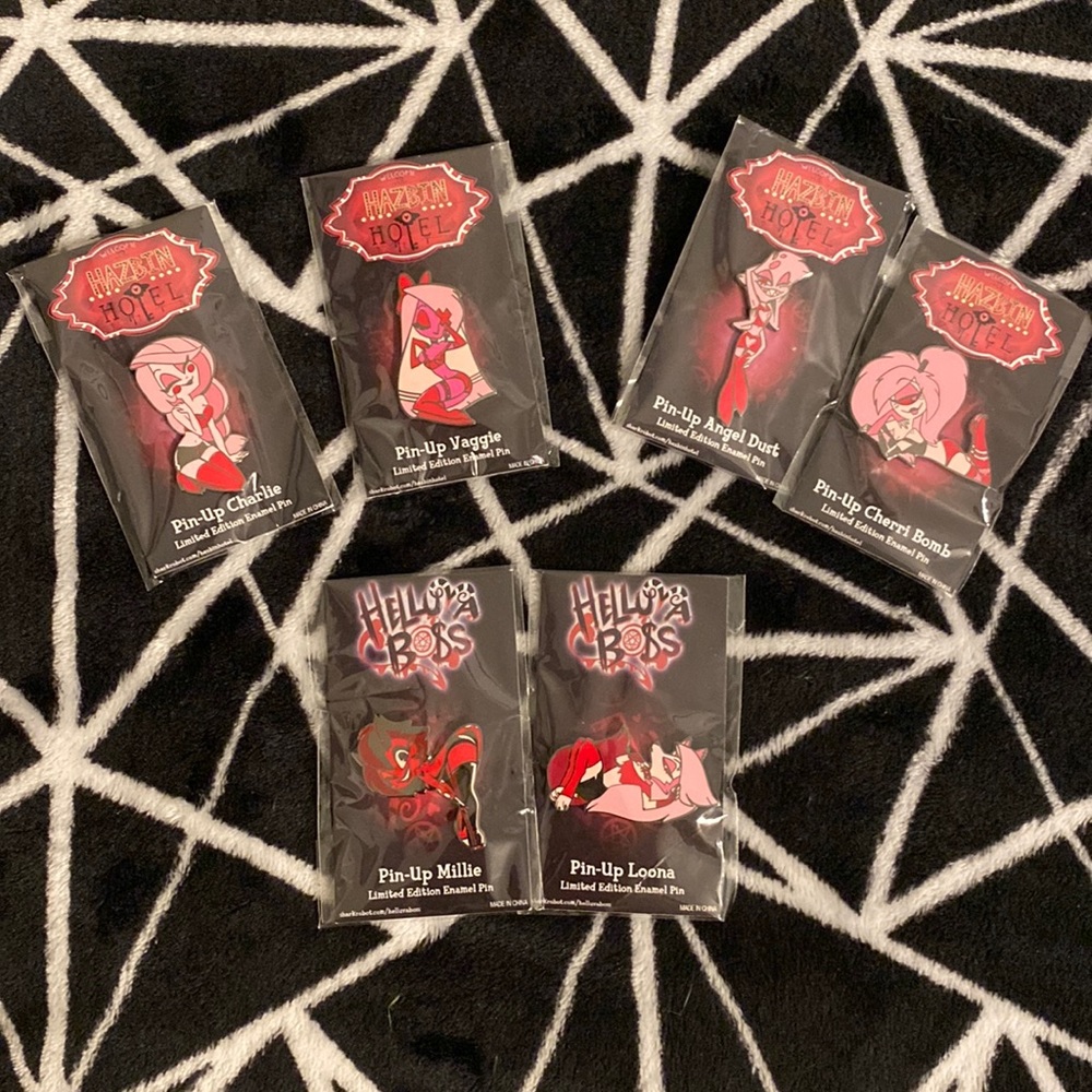 Hazbin Hotel and Helluva Boss Merch